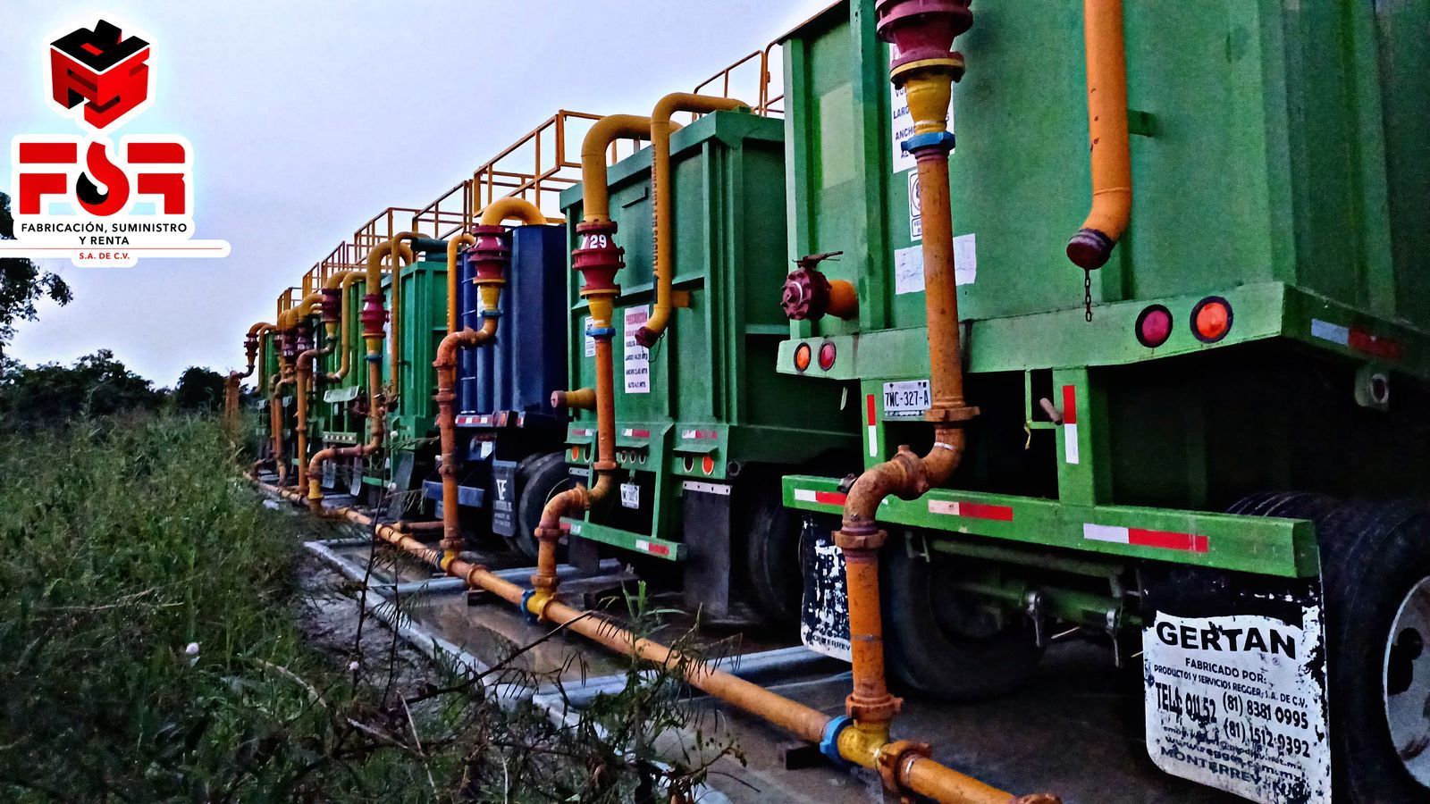 líneas de Venteo para Frac Tanks