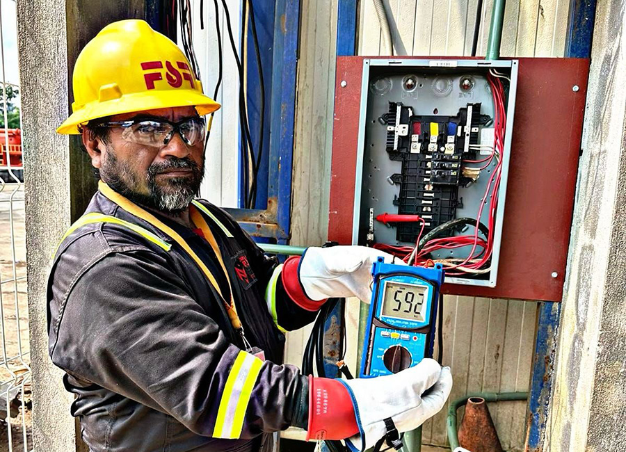 Obra eléctrica para alta y baja tensión